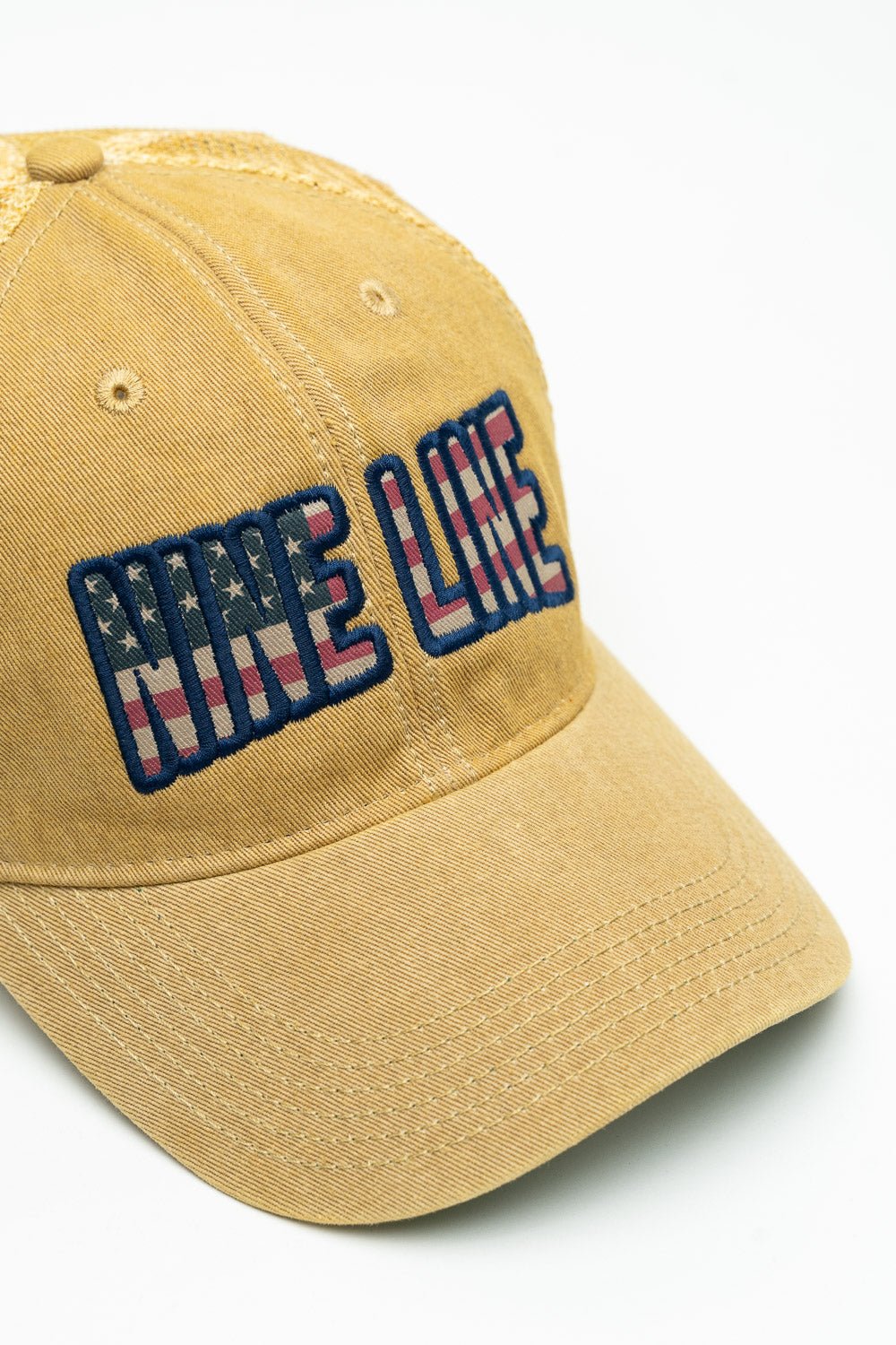 USA Flag Logo - Old Favorite Trucker Mesh Back Hat