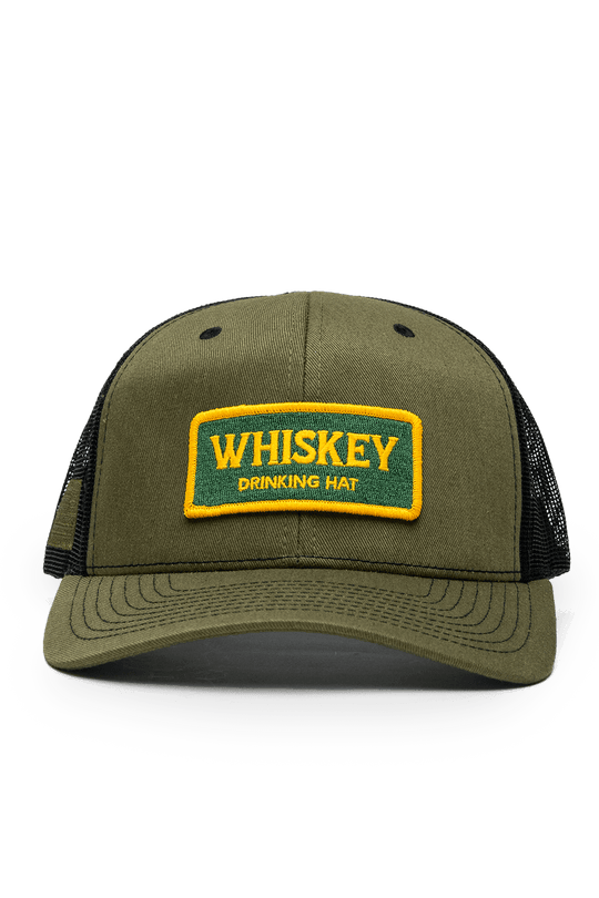 Whiskey Drinking Hat - Snap Back Hat
