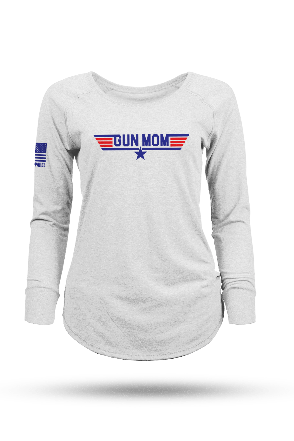 Women's Long-Sleeve Shirt - GUN MOM