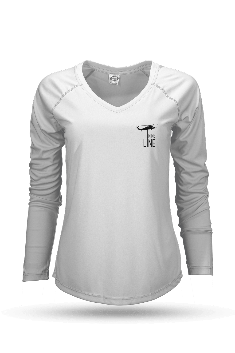 Dropline Logo Women s Moisture Wicking T Shirt