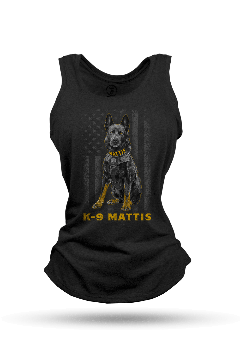 Women's Racerback Tank - Project K-9 Hero K-9 Mattis