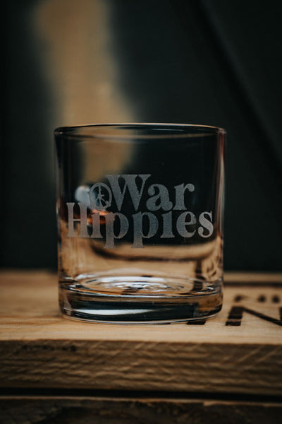 American Made .308 Whiskey Glass - War Hippies - Nine Line Apparel
