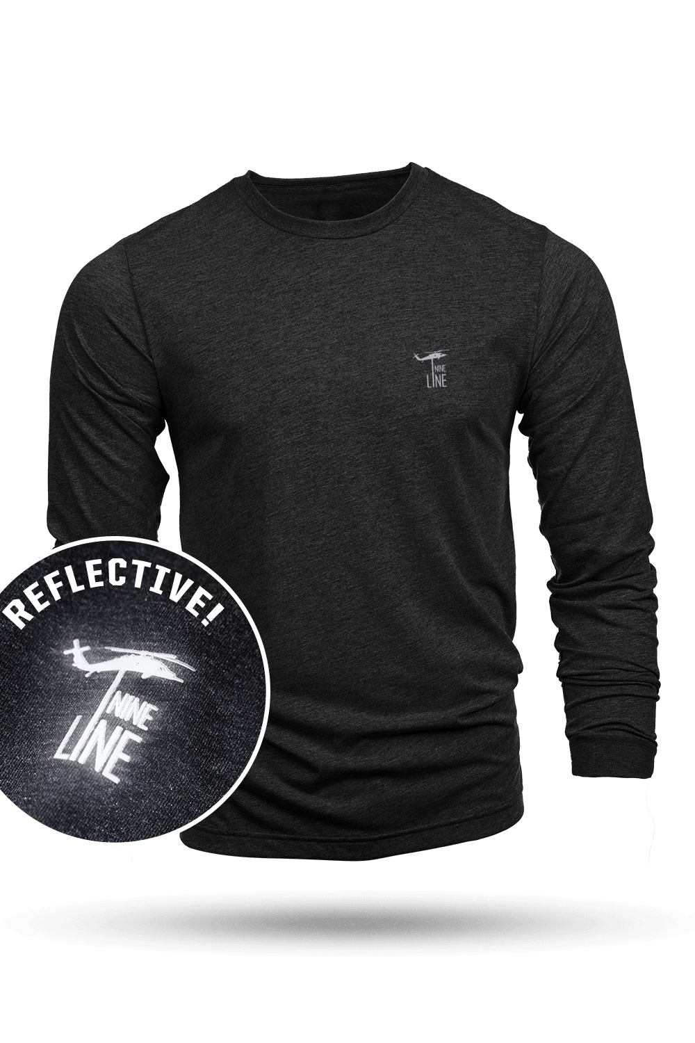 Athletic Long-Sleeve T-Shirt 3-Pack - Reflective - Core - Nine Line Apparel