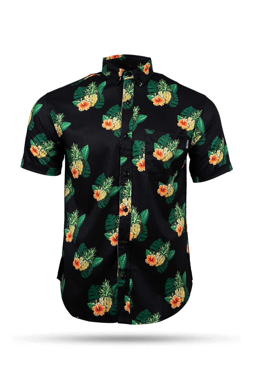 Summer Hawaiian Floral Shirt | Paws Circle | Summer Shirts for Dog Red Pineapple / L