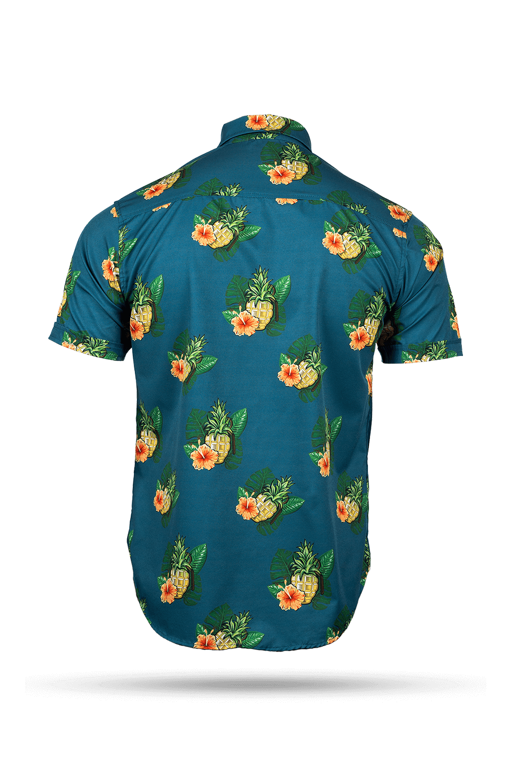 Casual Button Down Shirt - Pineapple Grenade Collection - Nine Line Apparel