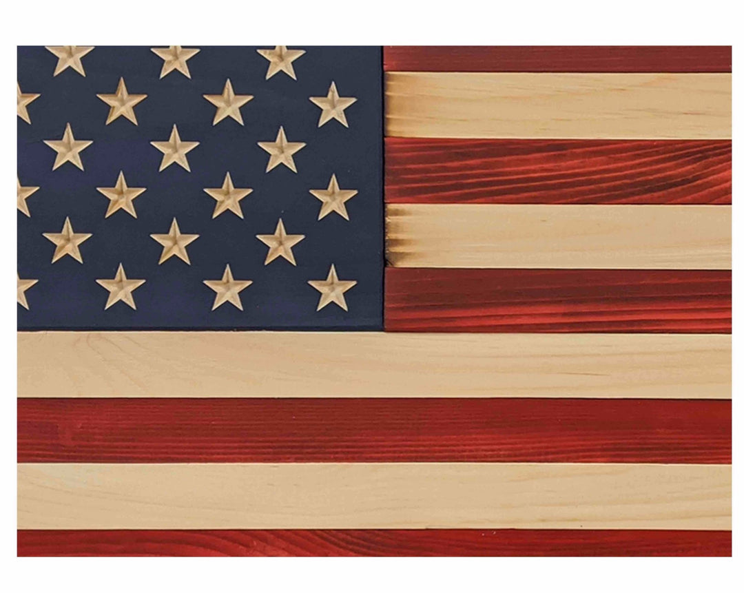 Flags Of Valor - American Flag Wood Wall Sign - Nine Line Apparel