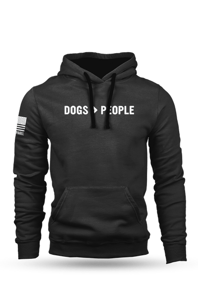 Hoodie - Dogs>People - Nine Line Apparel
