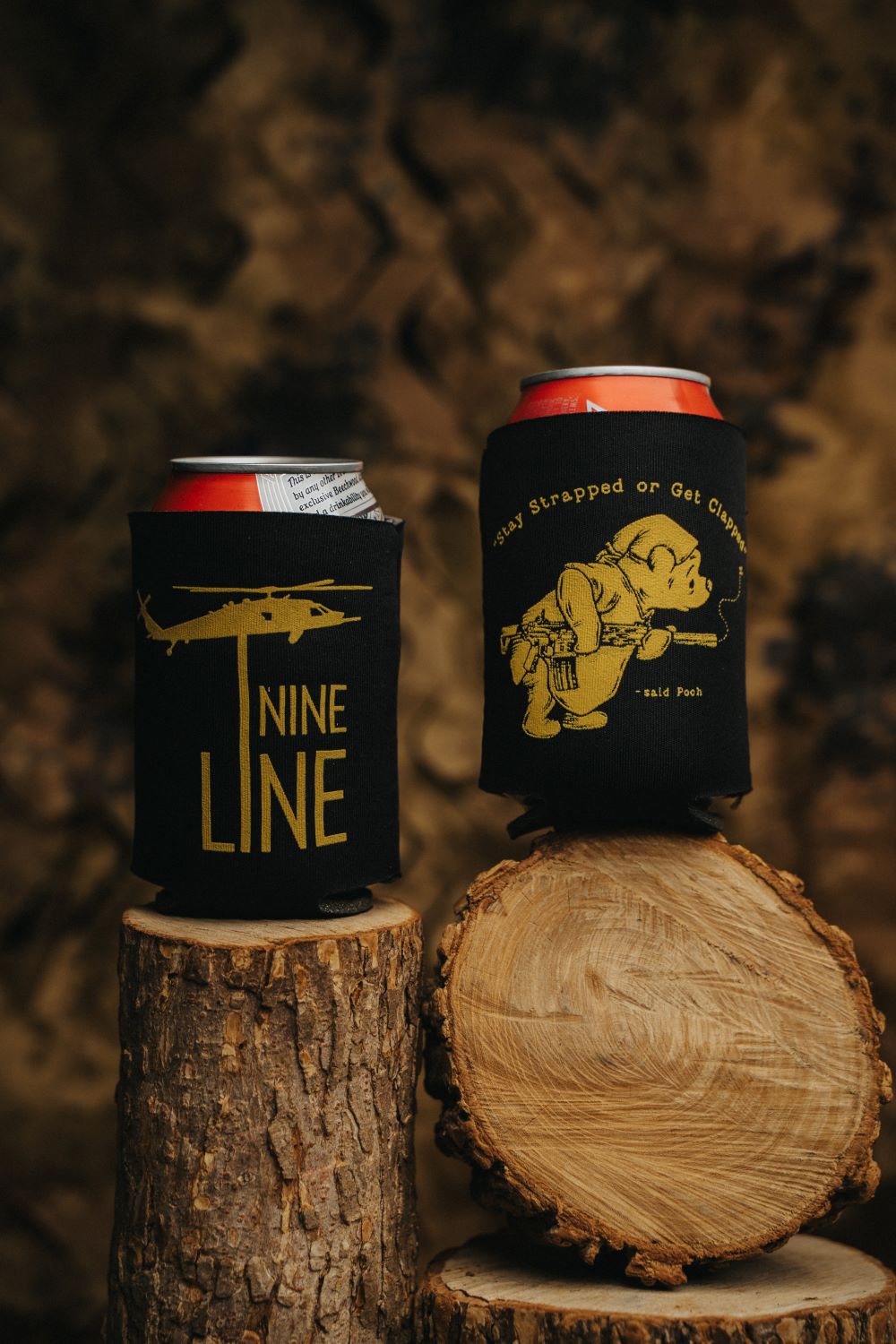 Stay Strapped or Get Clapped Insulated Beverage Holder – Nine Line Apparel