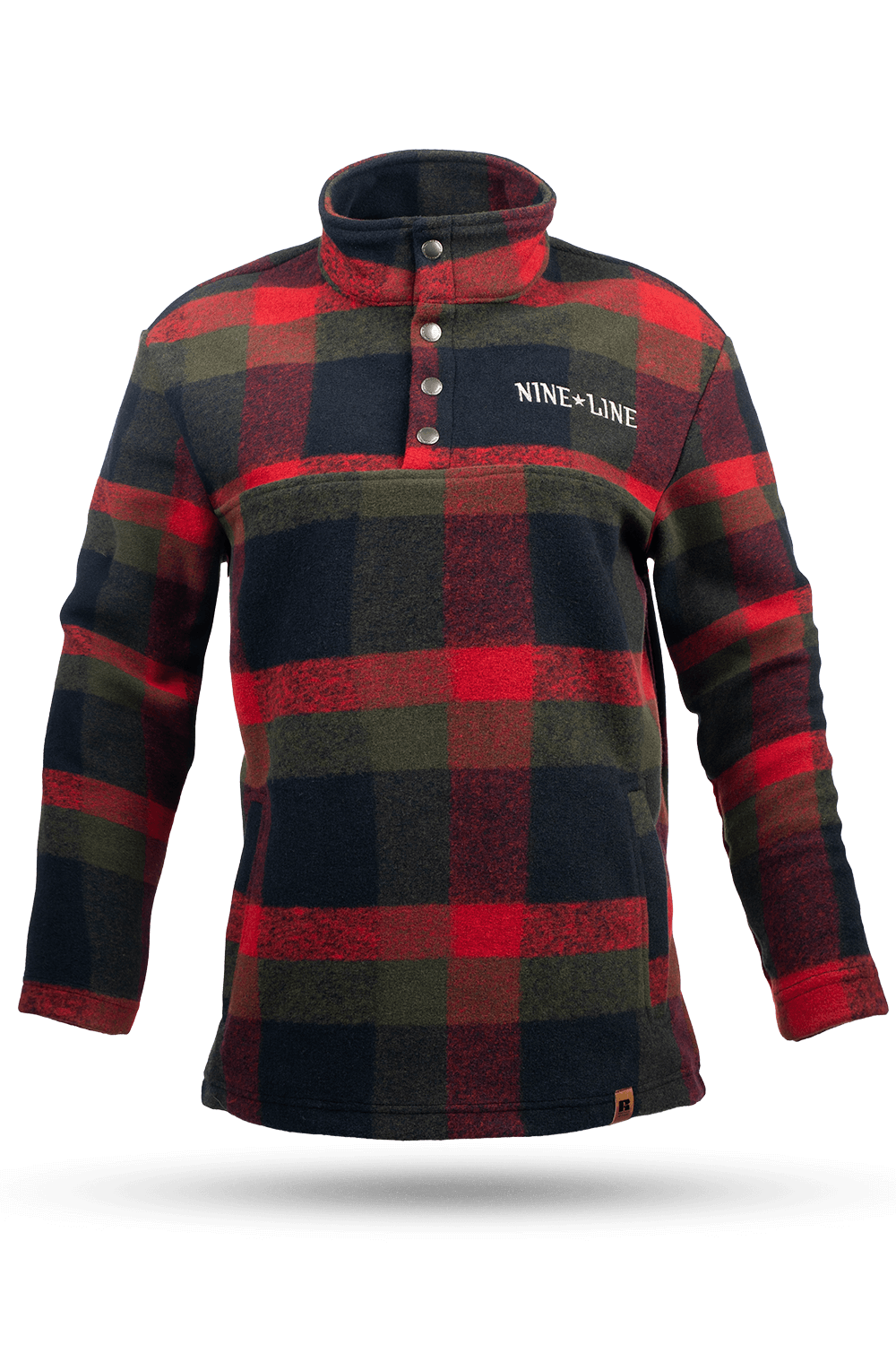 Men's Flannel Snap Pullover Jacket – Nine Line Apparel