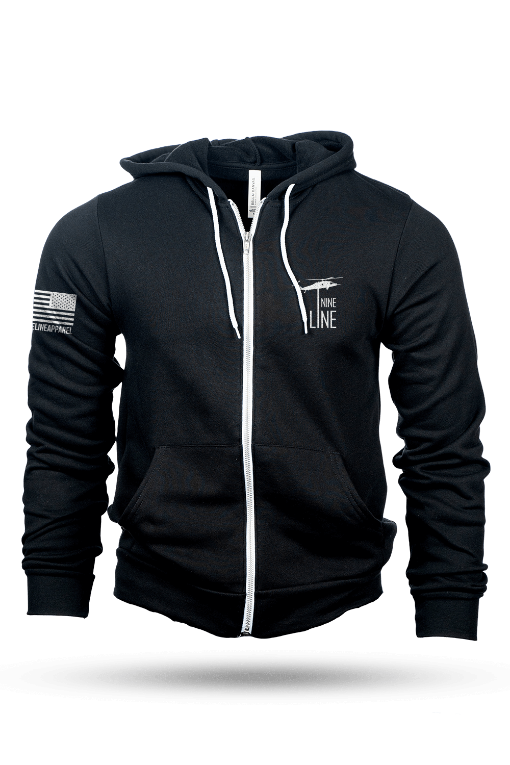 Men's Full-Zip Hoodie Don't Tread on Me – Nine Line Apparel