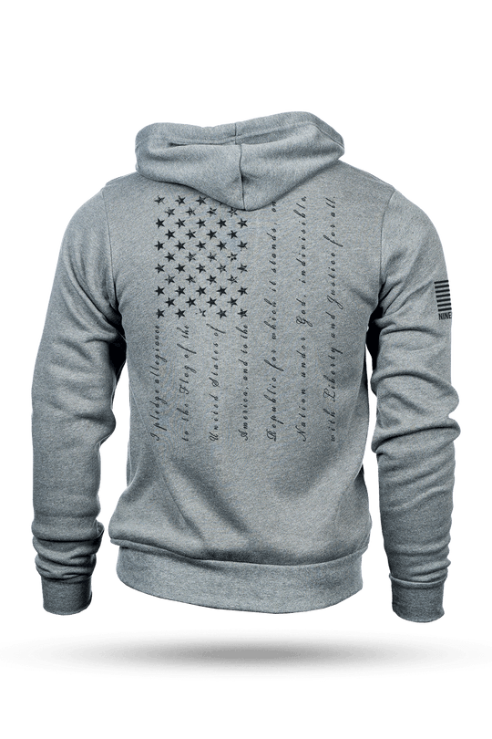 Men's Full-Zip Hoodie - The Pledge - Nine Line Apparel