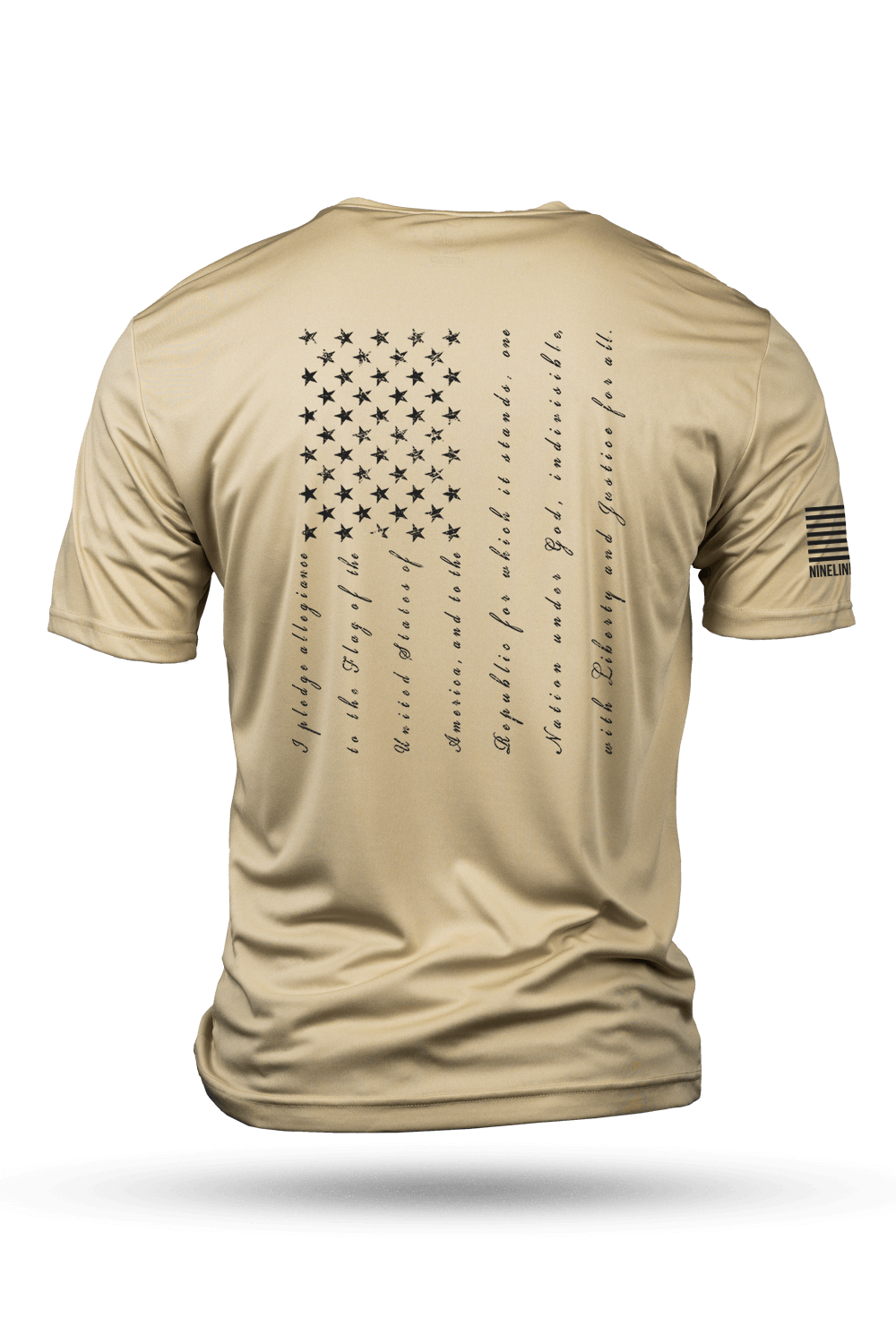 Men's Moisture Wicking T-Shirt - The Pledge - Nine Line Apparel