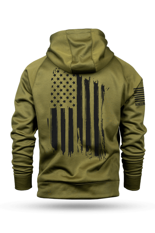 Raglan Tailgater Hoodie - America - Nine Line Apparel