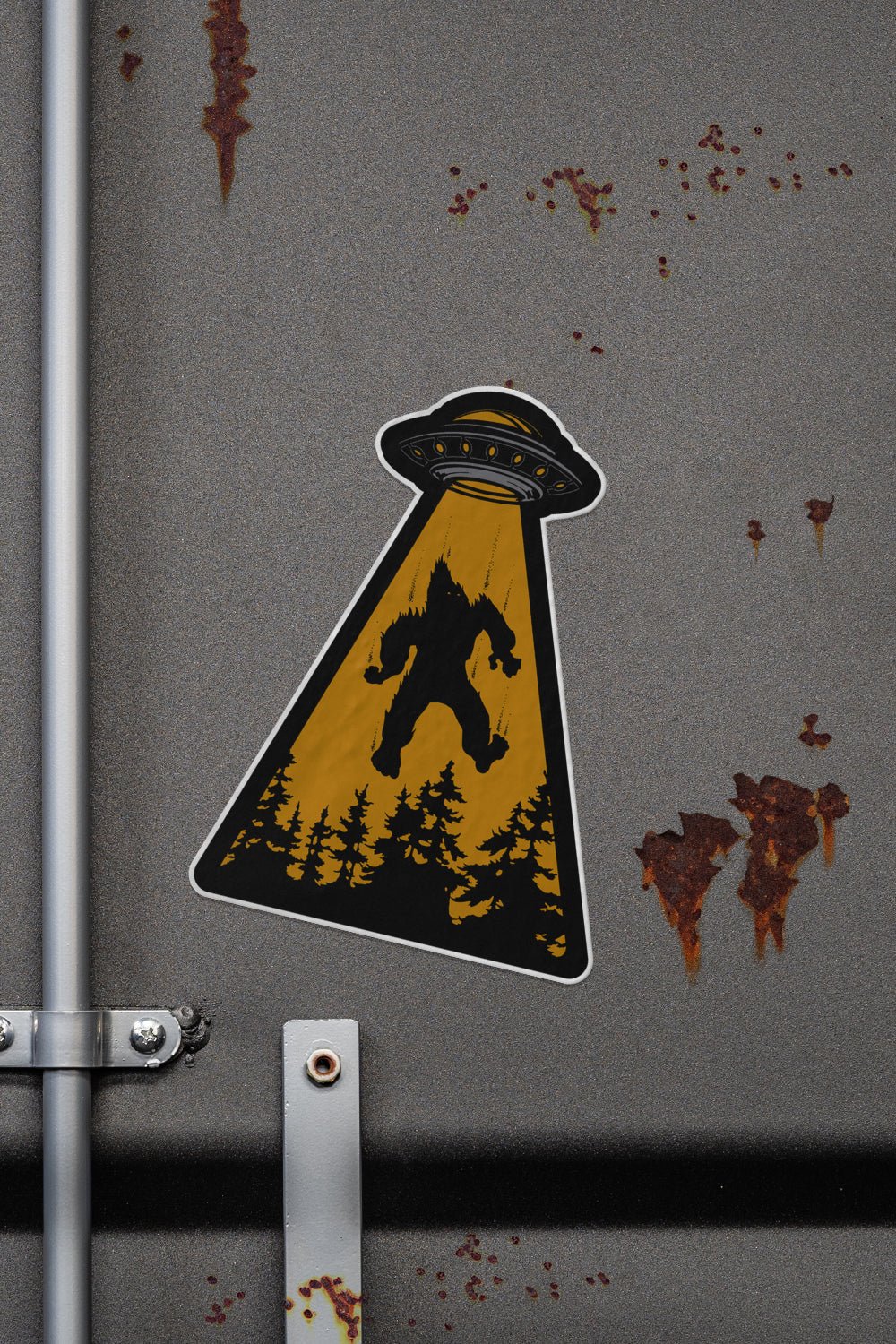 Sticker - UFO Squatch - Nine Line Apparel