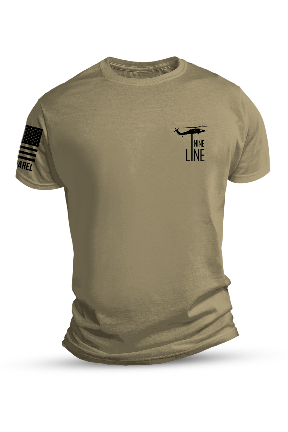 T-Shirt - Basic Tee - Nine Line Drop - Nine Line Apparel