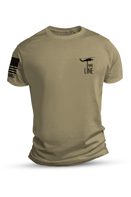 T-Shirt - Basic Tee - Nine Line Drop - Nine Line Apparel