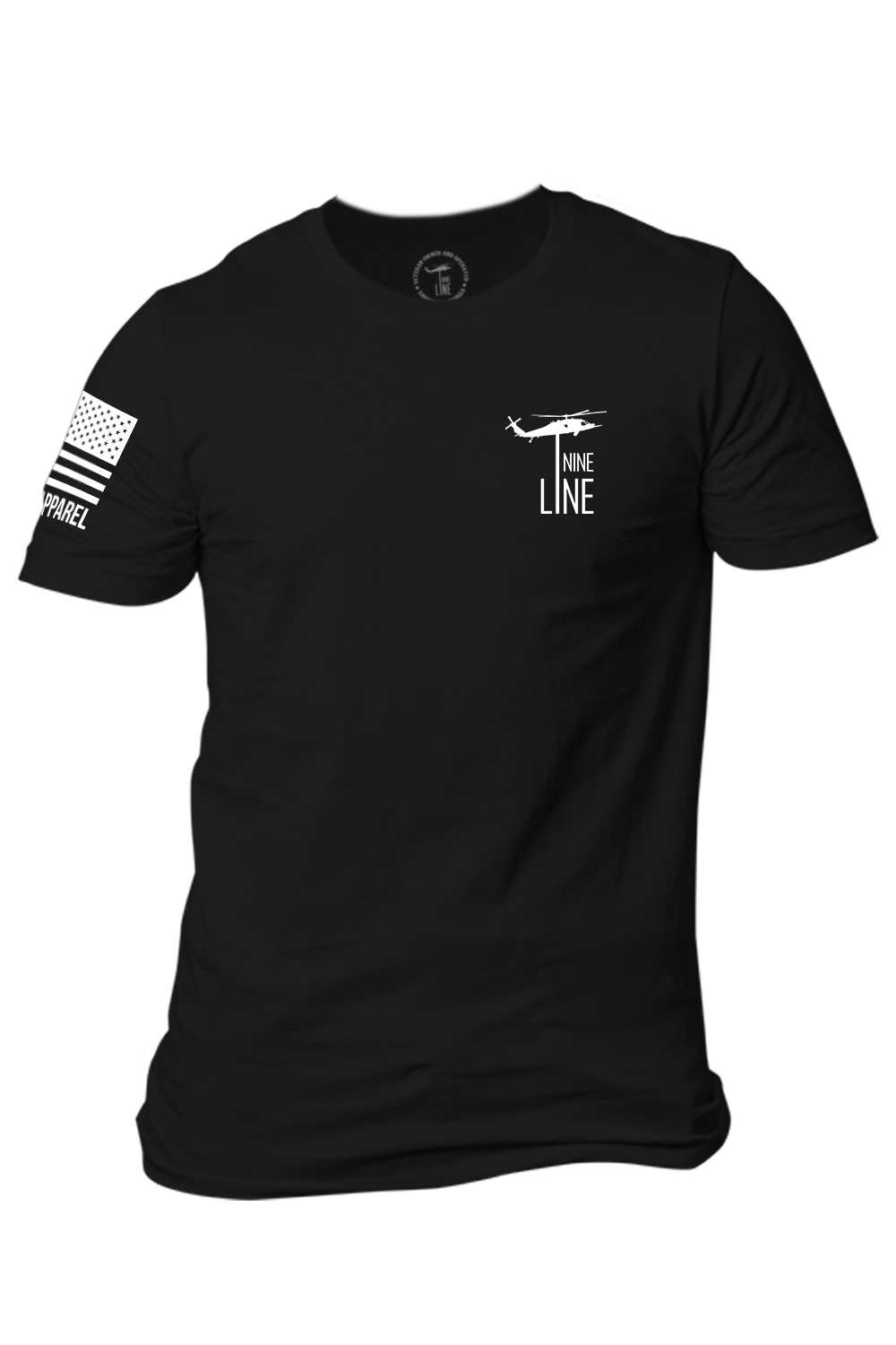 T-Shirt - Basic Tee - Nine Line Drop - Nine Line Apparel
