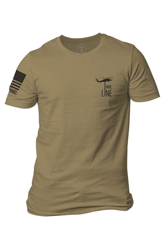 T-Shirt - Basic Tee - Nine Line Drop - Nine Line Apparel