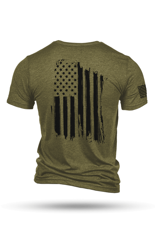 Tri-Blend T-Shirt - America - Nine Line Apparel