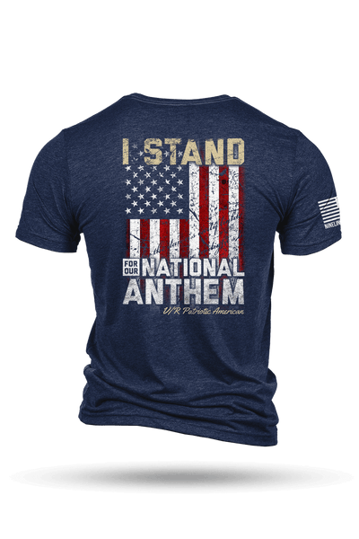 Tri-Blend T-Shirt - I Stand - Nine Line Apparel