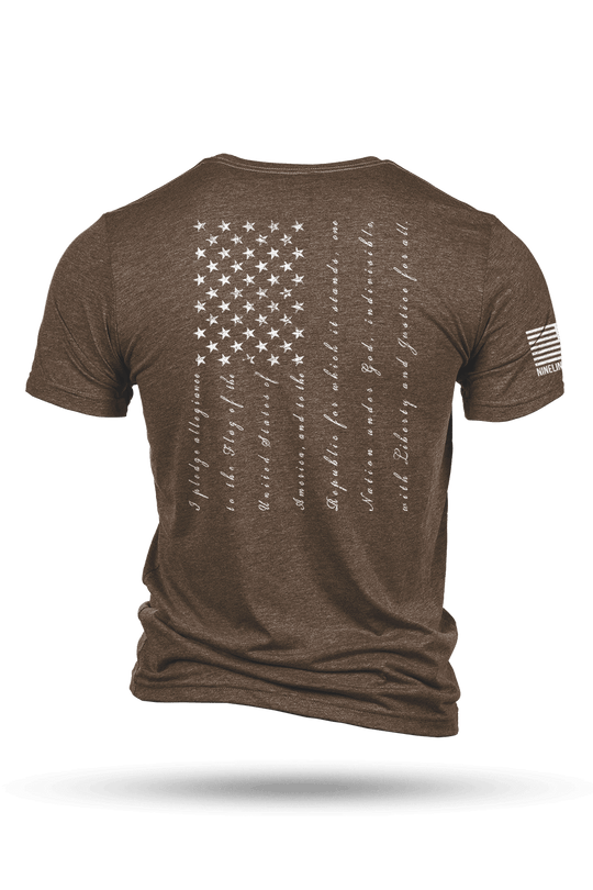 Tri-Blend T-Shirt - The Pledge - Nine Line Apparel