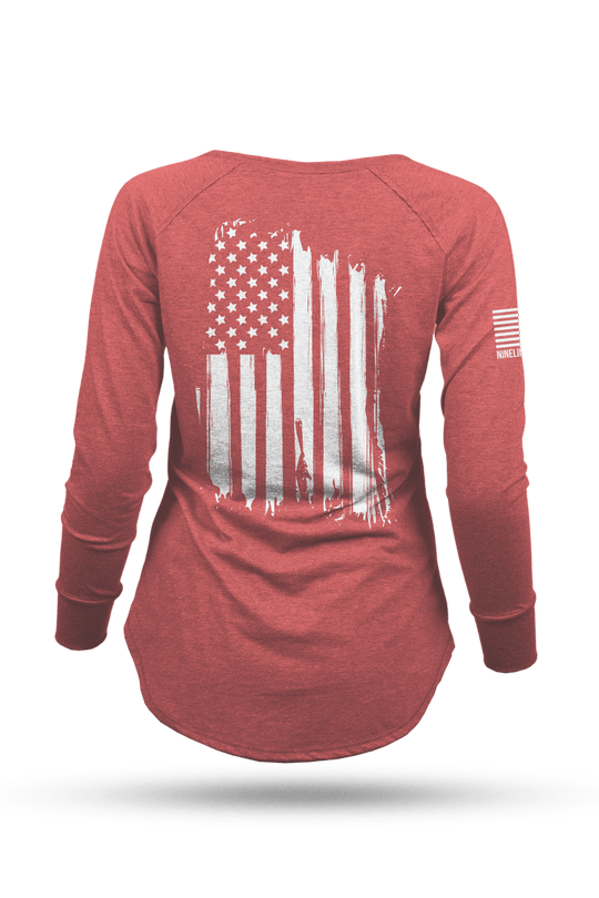 Women's Long Sleeve - America - Nine Line Apparel