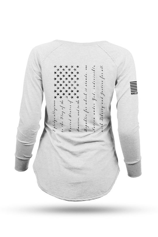 Women's Long Sleeve - The Pledge - Nine Line Apparel