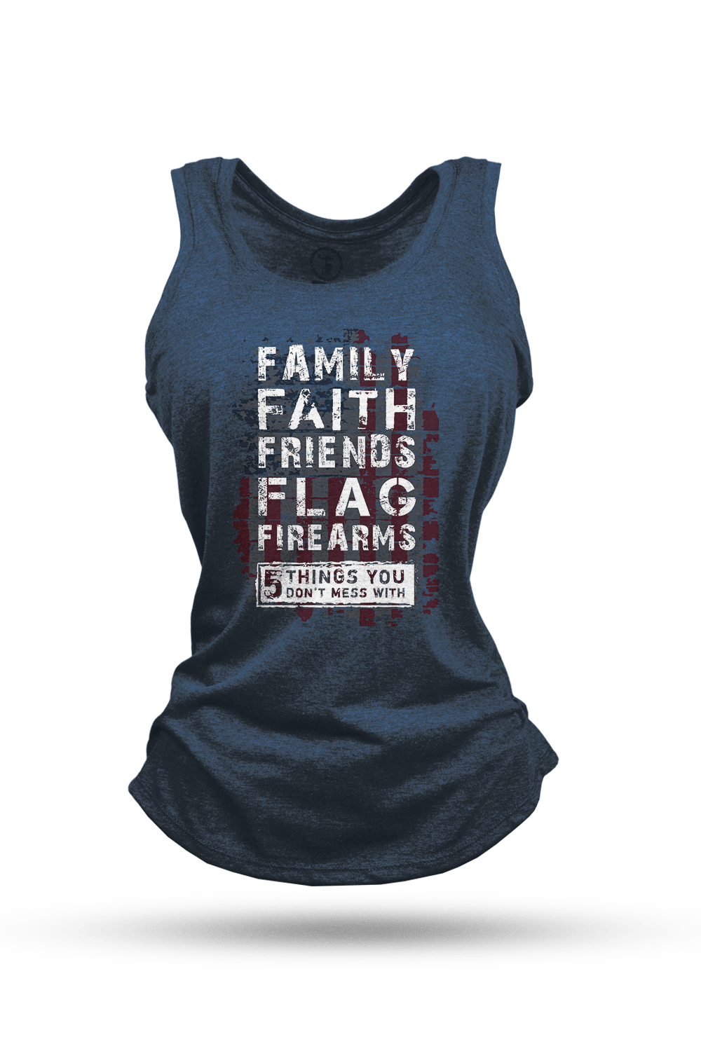 Women's Racerback Tank - 5 Things - Nine Line Apparel