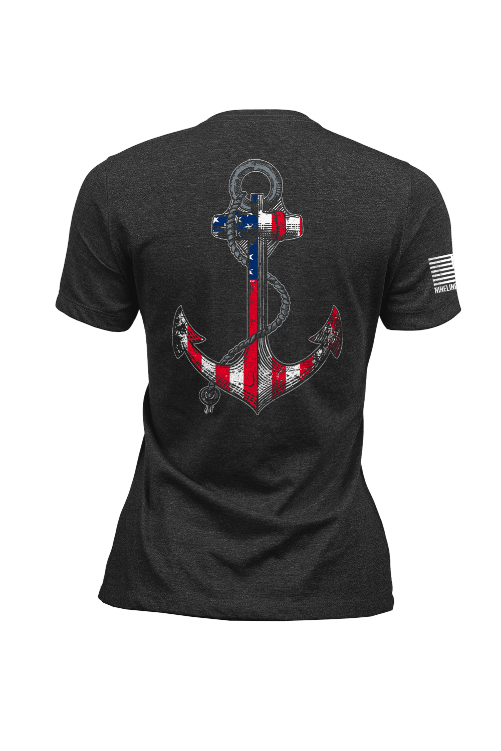 Women's T-Shirt - Anchor Flag - Nine Line Apparel