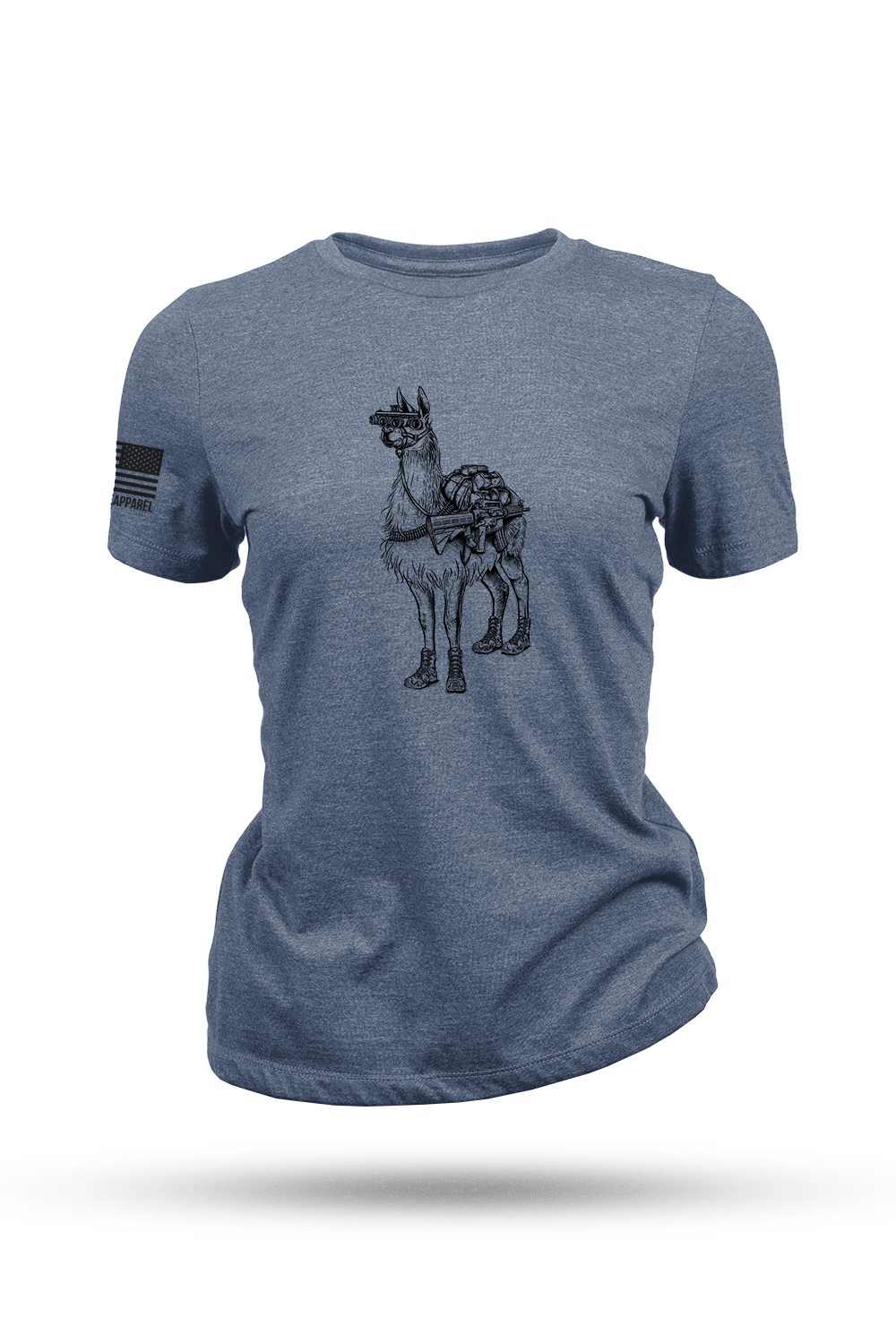 Women's T-Shirt - Freedom LLAMA - Nine Line Apparel