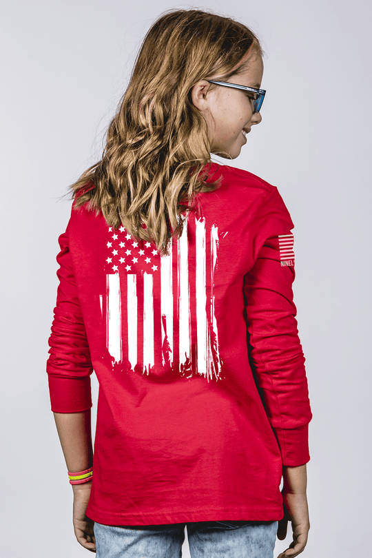 Youth Long Sleeve - America - Nine Line Apparel