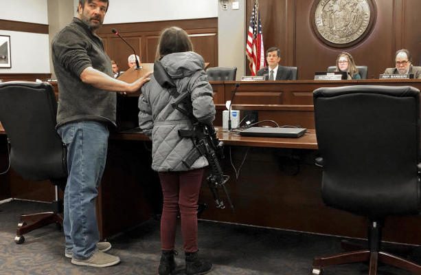 11-year-old girl brings AR-15 to Idaho statehouse; instantly proves a point