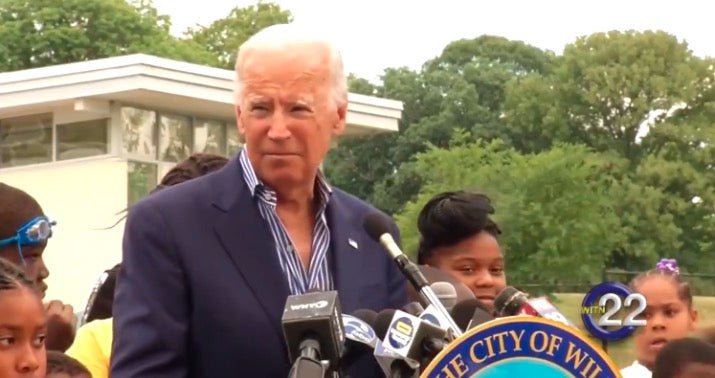 Gross: Joe Biden fondly describes children playing with his leg hair