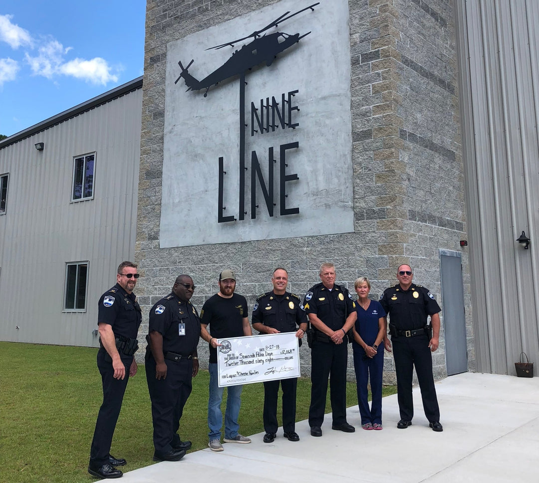 Nine Line Gives Back to Local Police Department