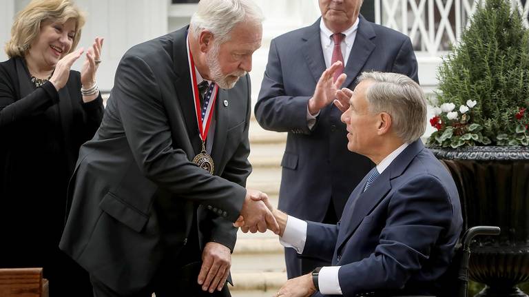 WATCH: Here’s the moment man who stopped TX church shooting receives state’s highest honor - Nine Line Apparel