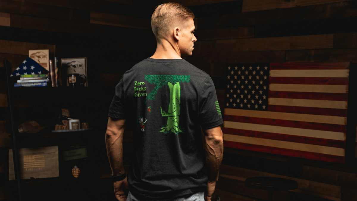 Zero F#cks Given Tree - Nine Line Apparel