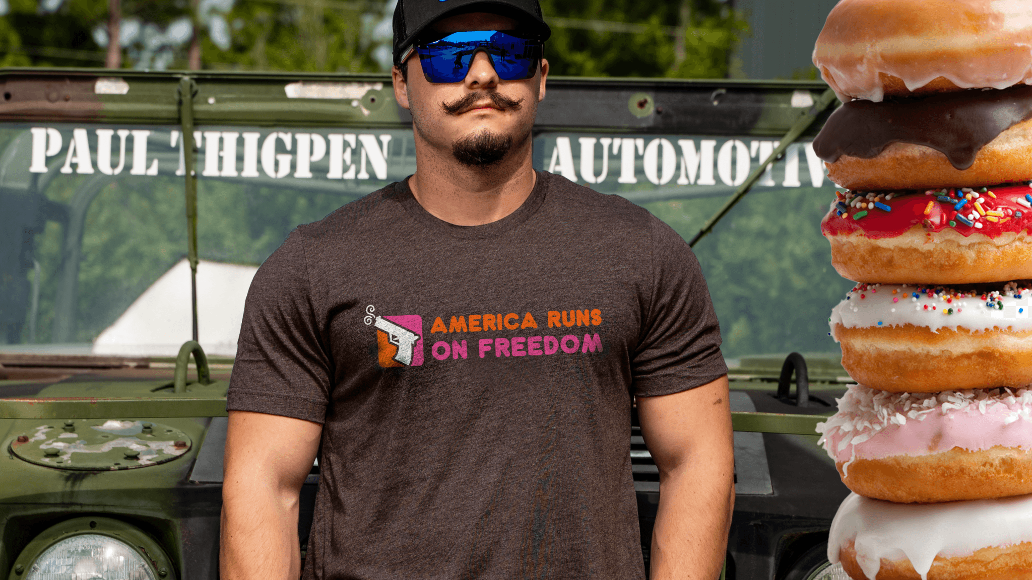 America Runs On Freedom! - Nine Line Apparel