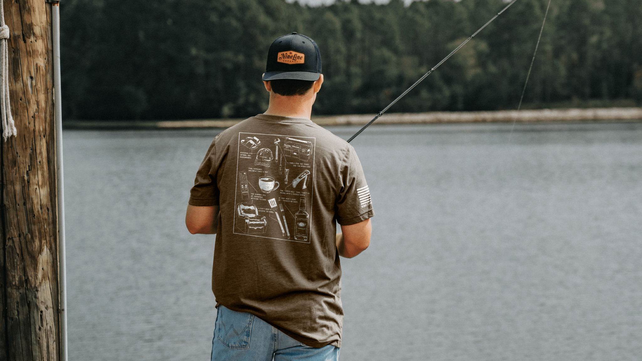 Dad Schematic - Nine Line Apparel