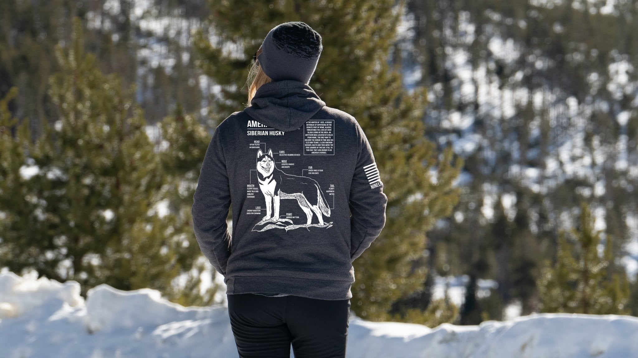 HUSKY SCHEMATIC - Nine Line Apparel