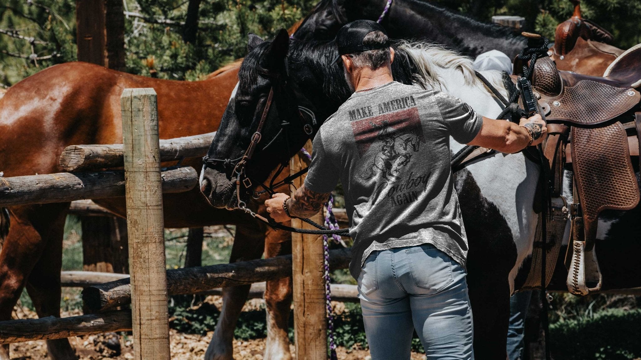 Make America Cowboy Again - Nine Line Apparel