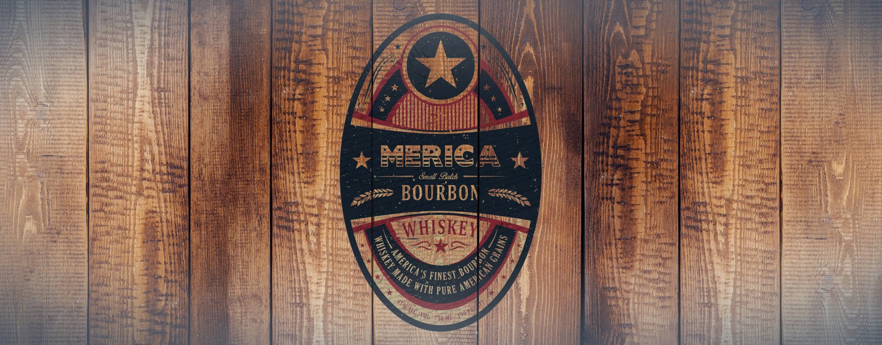 Merica Bourbon - Nine Line Apparel