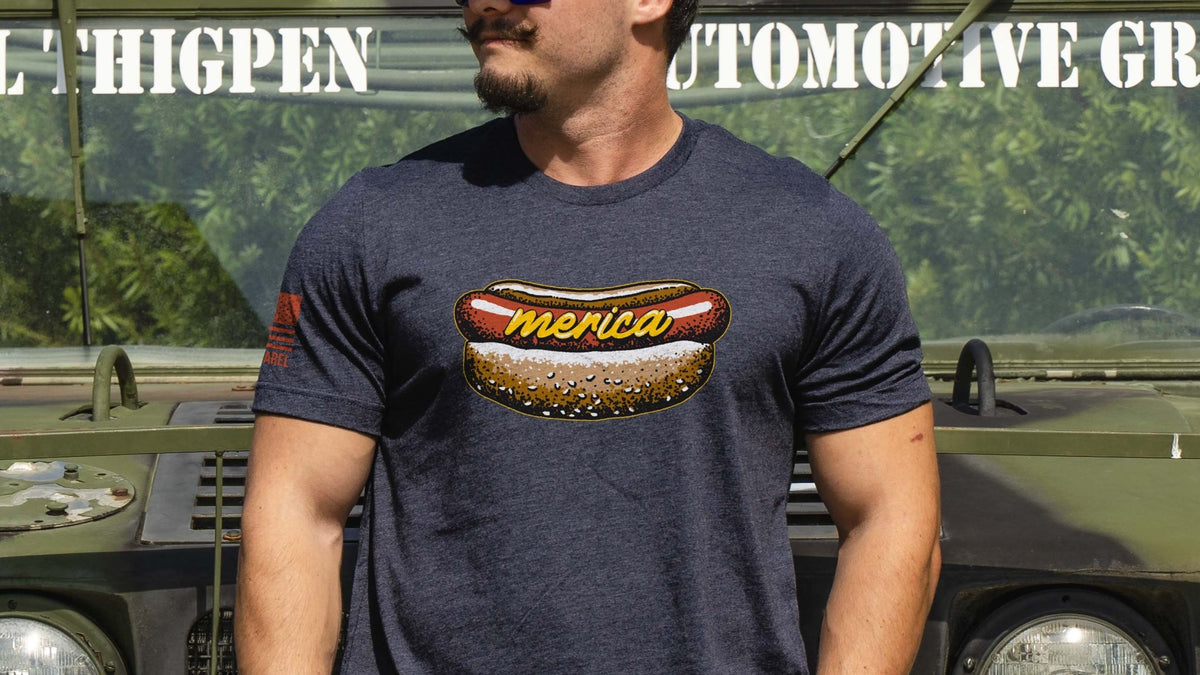 MERICA HOTDOG - Nine Line Apparel