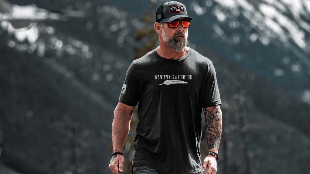 My Weapon is a Deposition - Nine Line Apparel
