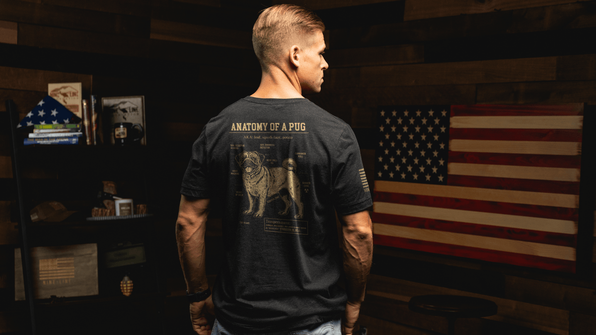Pug Schematic - Nine Line Apparel