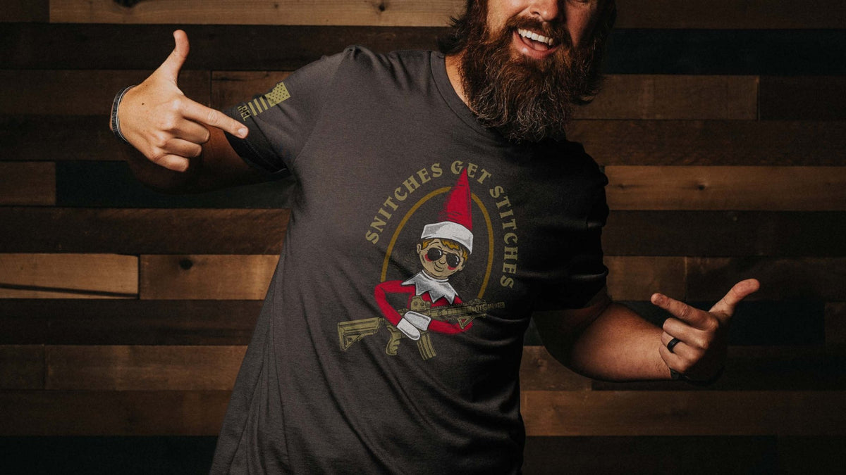 SNITCHES GET STITCHES - Nine Line Apparel
