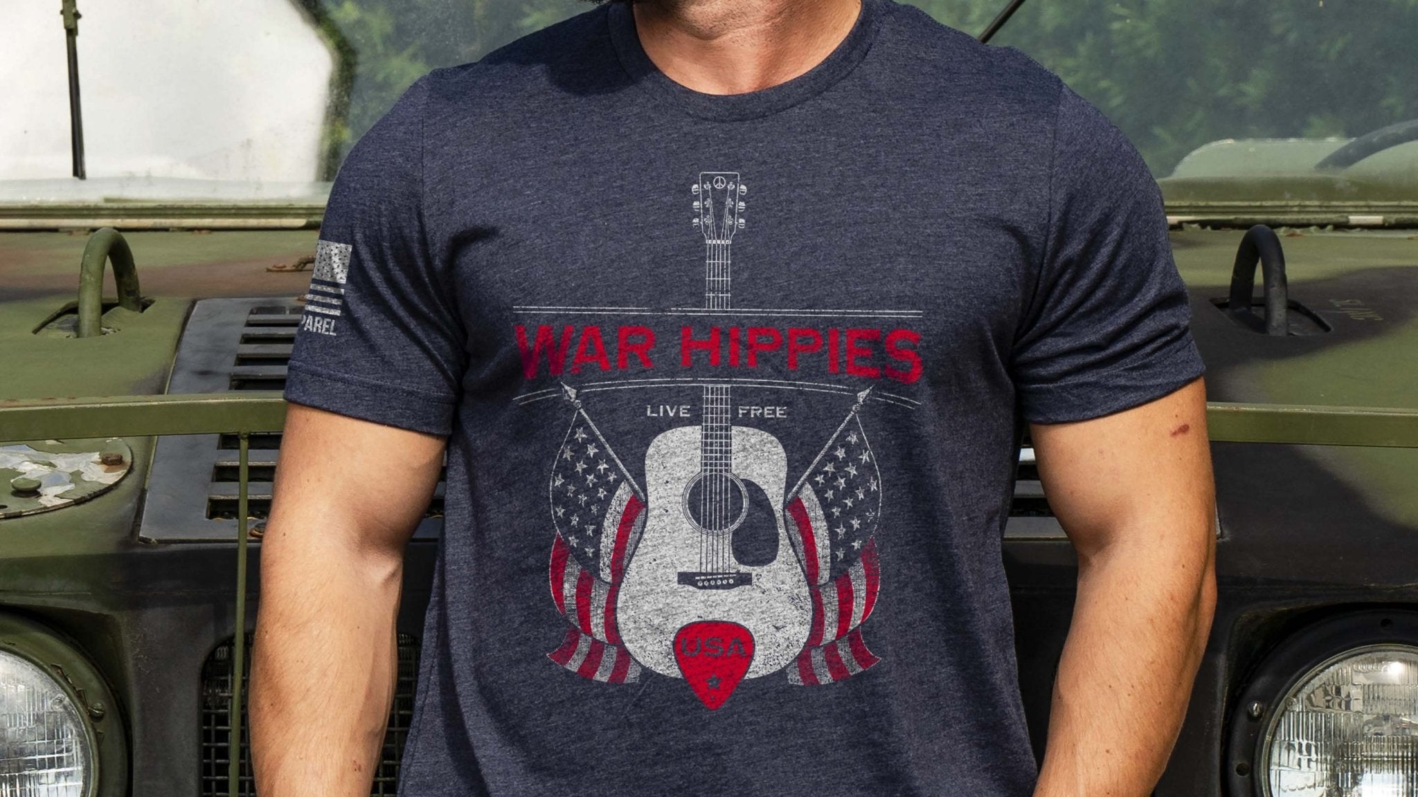 War Hippies_Live Free - Nine Line Apparel