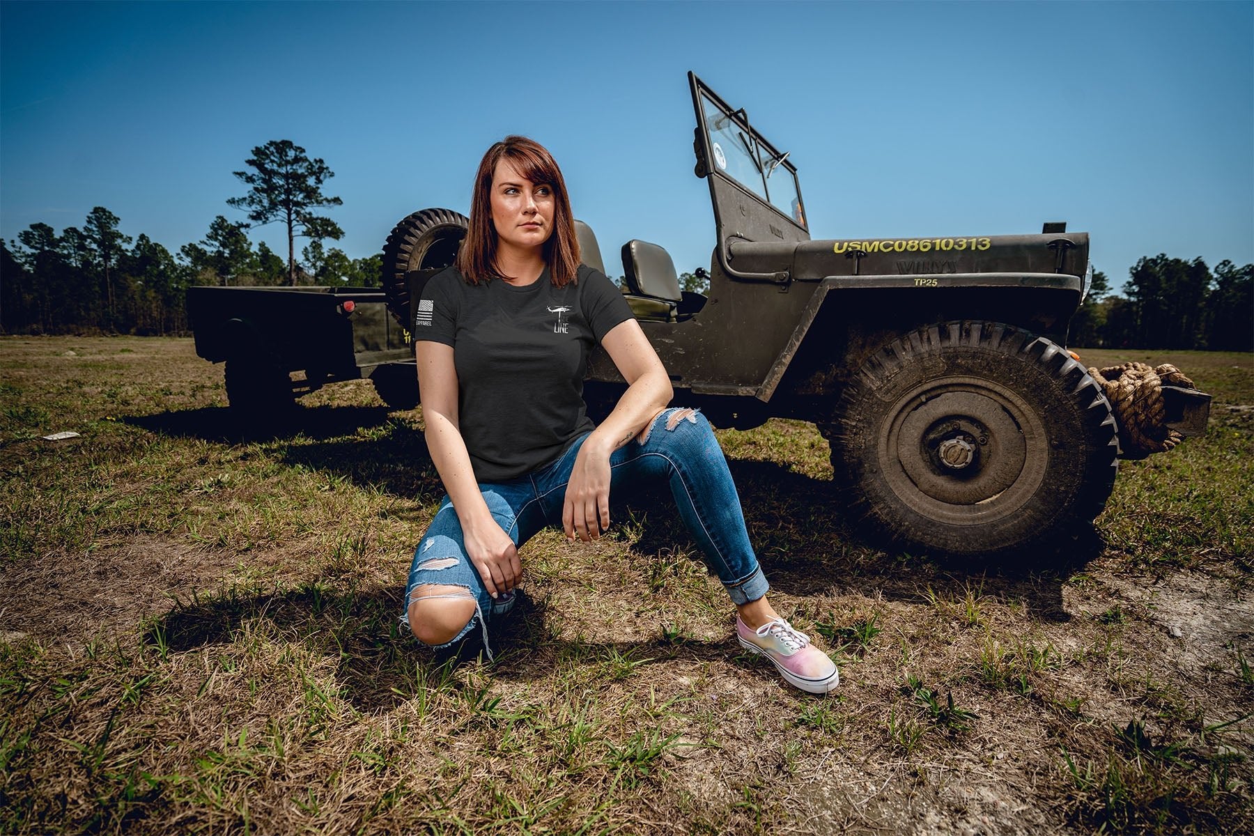 Women's Crew Cut T-Shirts - Nine Line Apparel