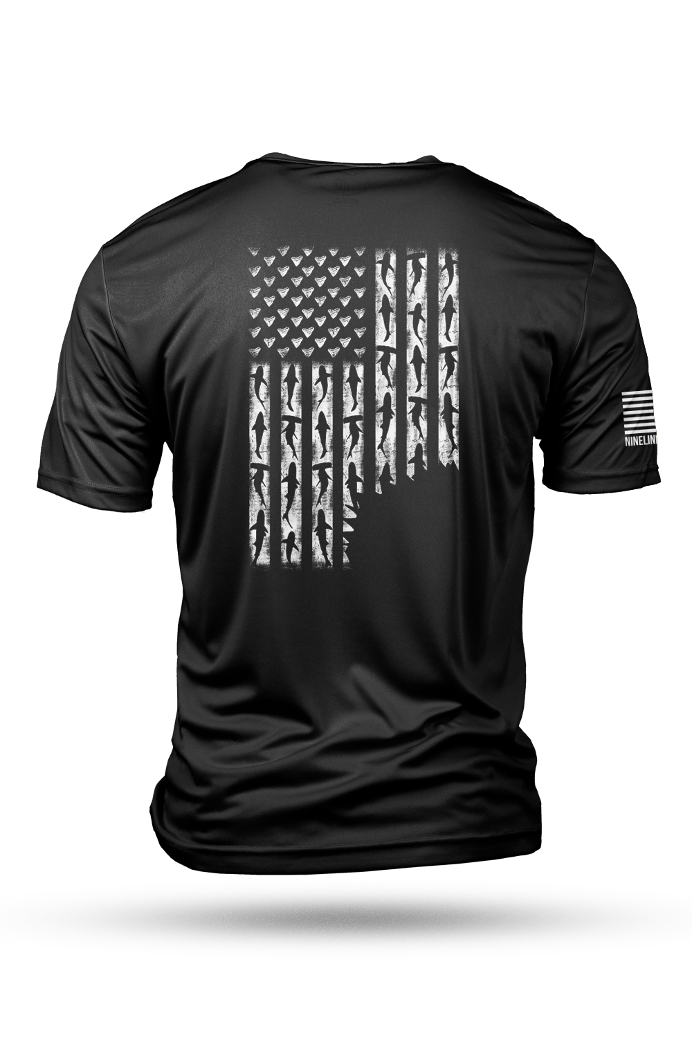 Shark Flag - Moisture Wicking T-Shirt
