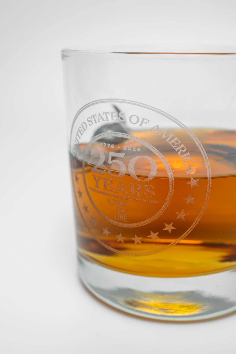 250th Anniversary American Made Musket Ball Whiskey Glass