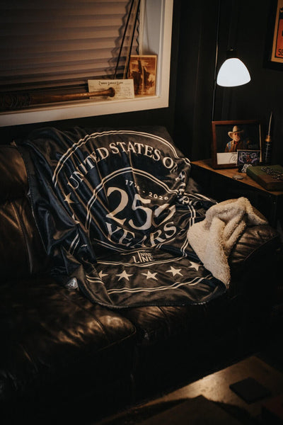 250th Anniversary Logo - Sherpa Blanket